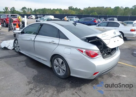 2015 Hyundai Sonata Hybrid Limited z USA, uszkodzony, nr VIN KMHEC4A44FA132845